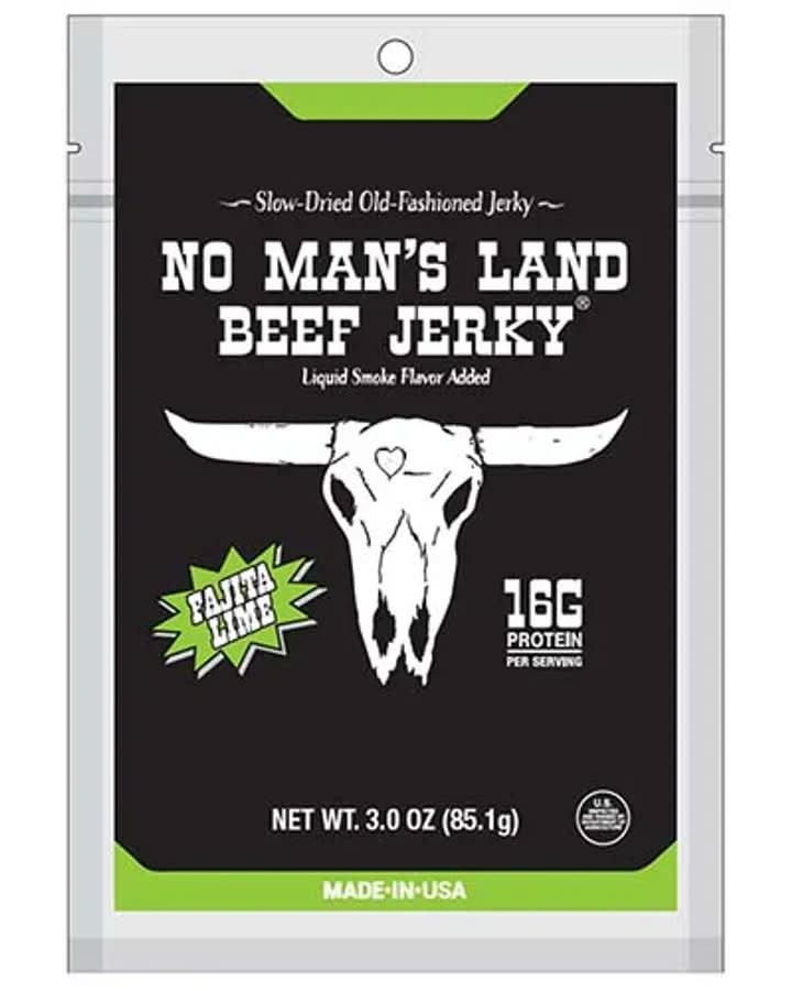 No Man's Land Beef Jerky Fajita Lime