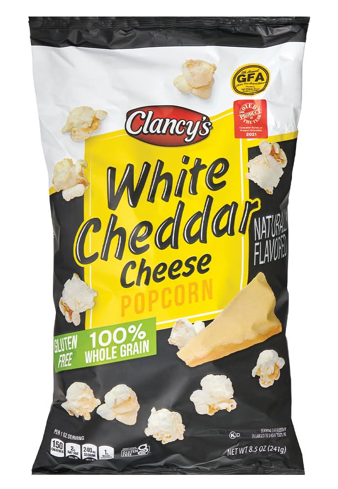 Clancy's Popcorn, White Cheddar Cheese (8.5 oz)