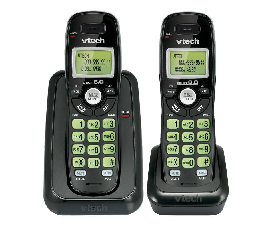 VTech Cordless Phone With 2 Handsets and Caller Id (1 unit)