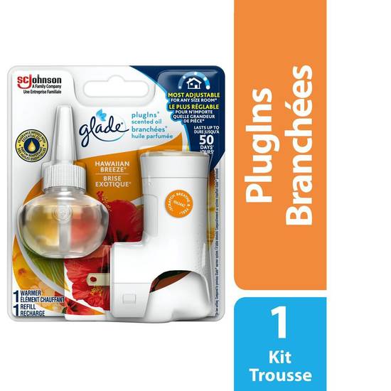 Glade Plugins Air Freshener Starter Kit Scented Oil (1 refill + 1 warmer)