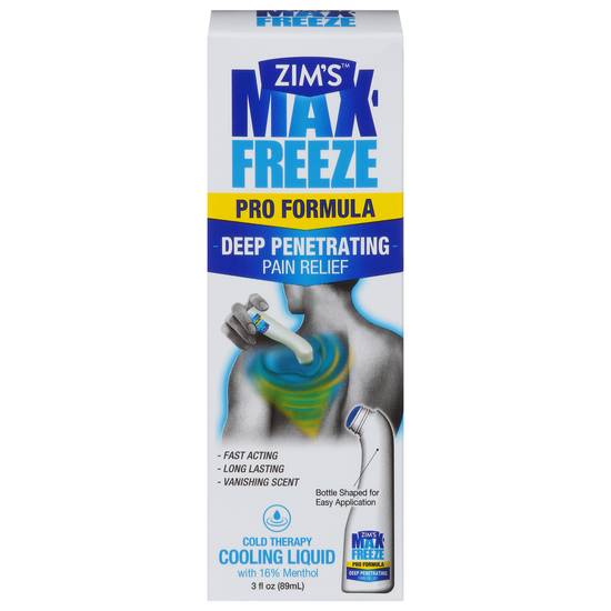 Zim's Max Freeze Pro Formula Deep Penetrating Pain Relief