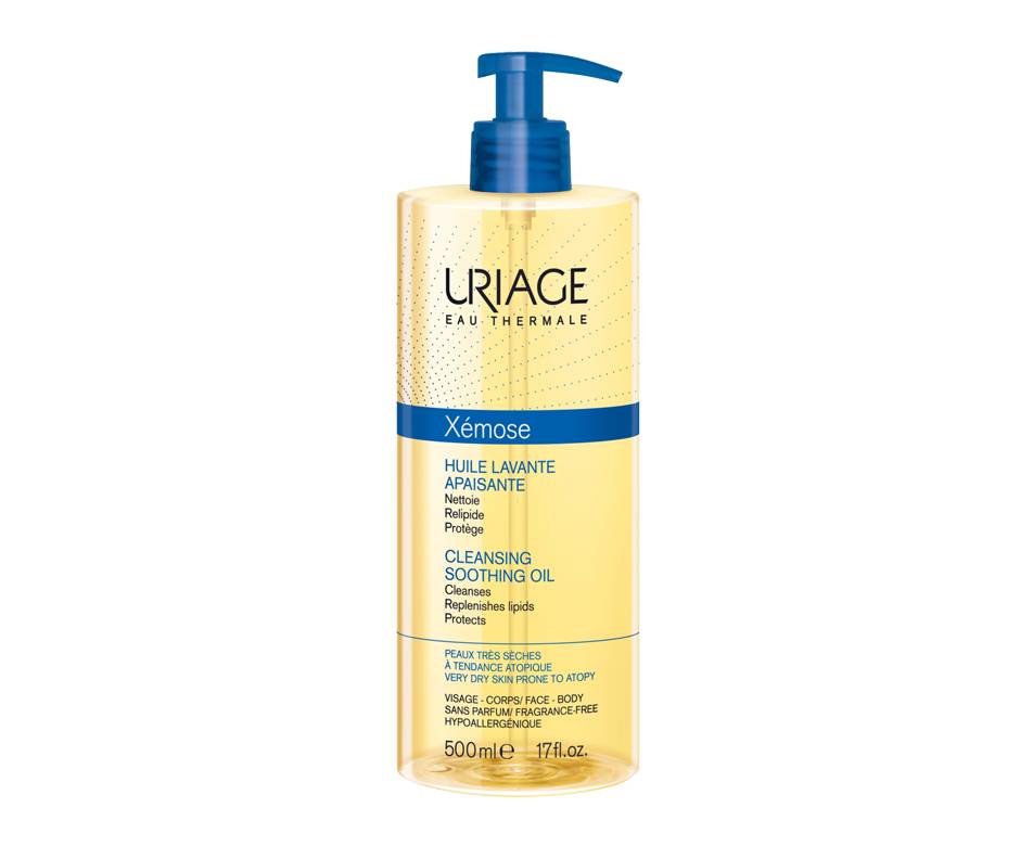 Uriage xémose huile lavante apaisante  (500 ml) - xémose cleansing soothing oil (500 ml)