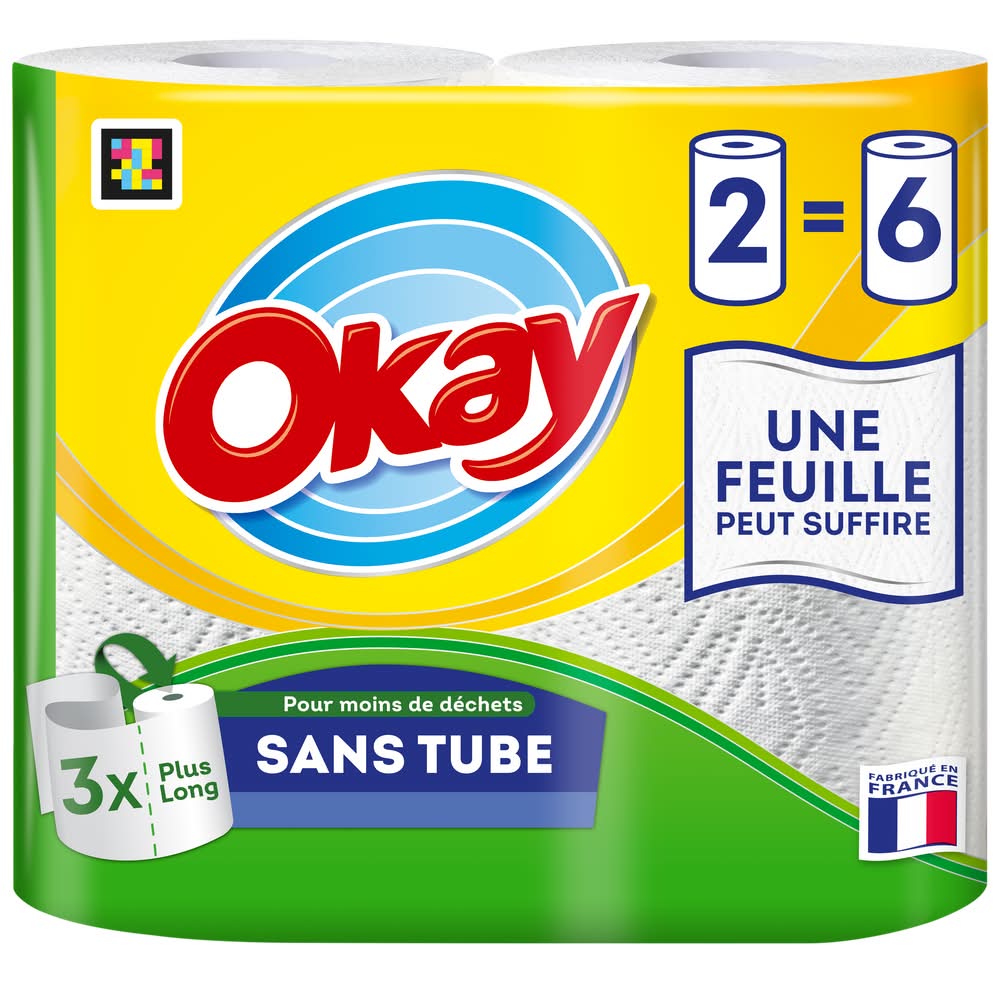 Okay - Essuie tout sans tube 2=6 (517g)