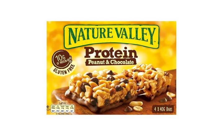 Nature Valley Protein Peanut & Chocolate Bars 4 x 40g (390017)