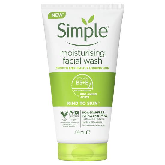 Simple Kind To Skin Moisturising Facial Wash 150mL