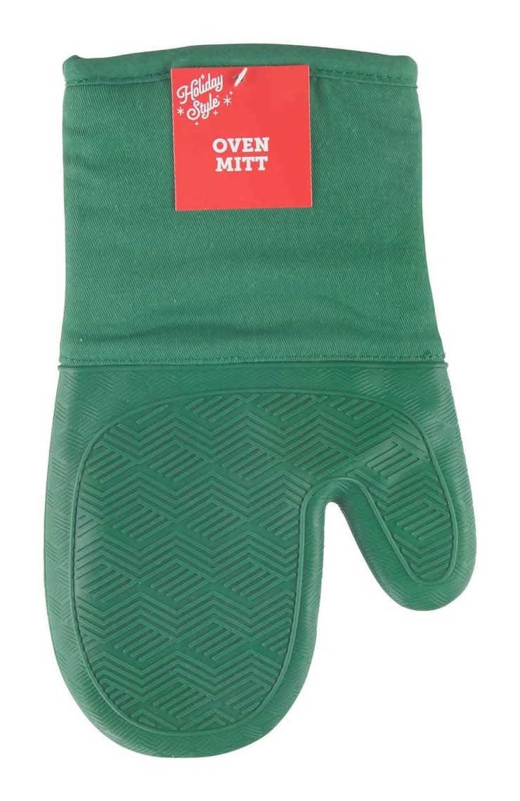 Holiday Style Silicone-Grip Oven Mitt Assorted