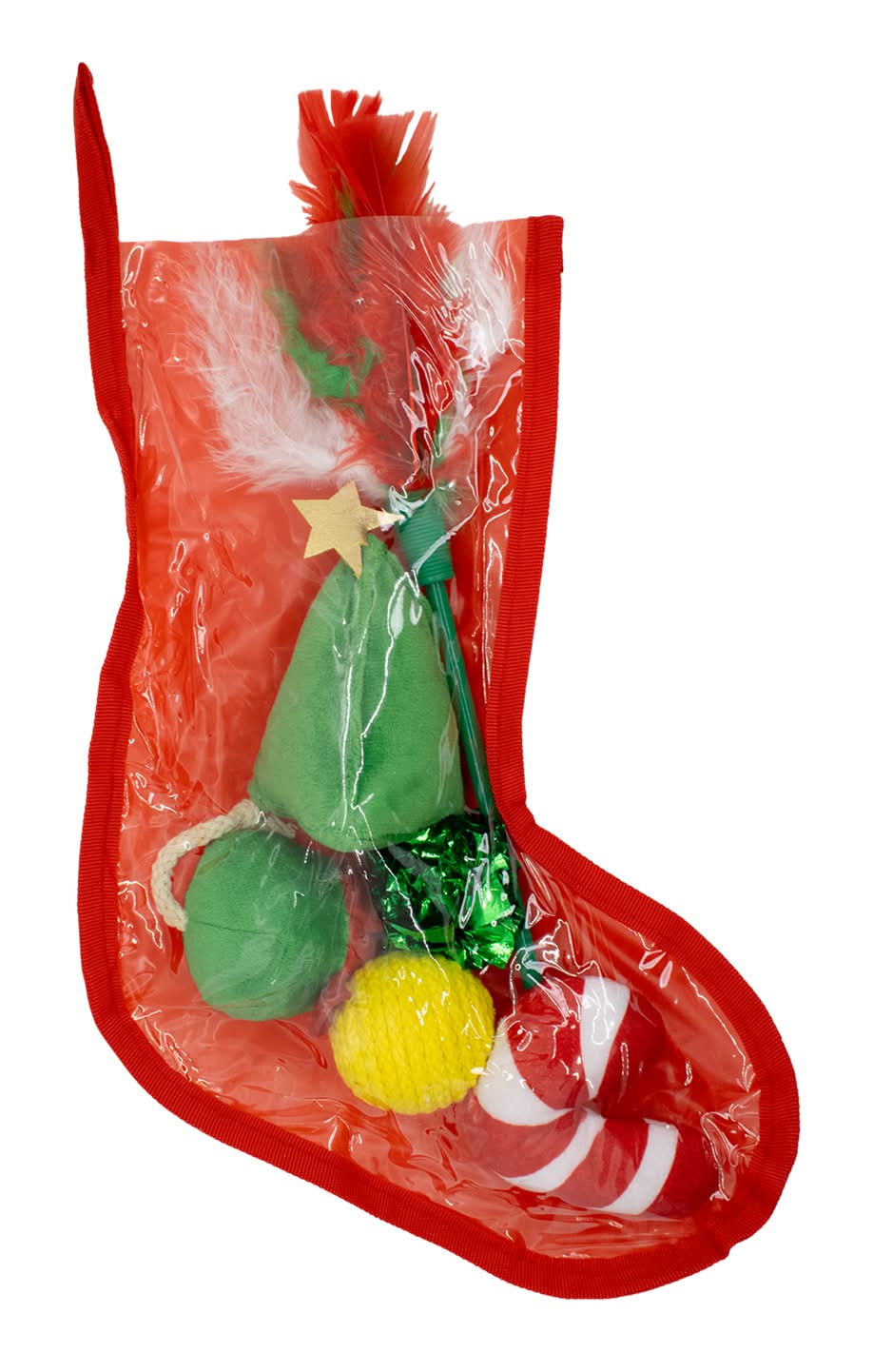 Celebrations Design Lab Pre Filled Stocking Cat Toy (6 ct)