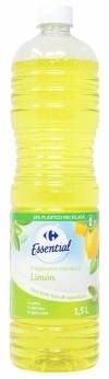 Friegasuelos limón Carrefour Essential 1,5 l.