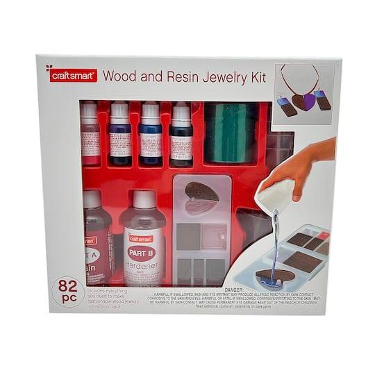 Wood & Resin Jewelry Kit By Craft Smart