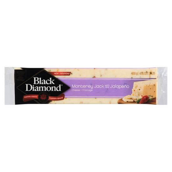 Black Diamond Monterey Jack Jalapeño Cheese Brick (400 g)