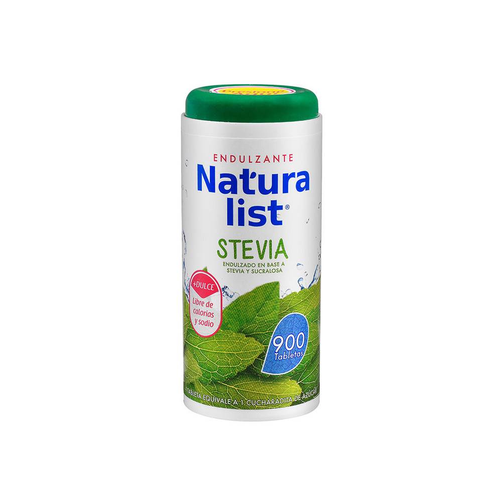 Endulzante stevia en Pastillas NATURALIST