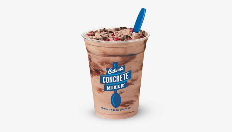 Chocolate Raspberry Concrete Mixer® made with Dove