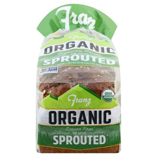 Franz Organic Sprouted Thin Sliced Whole Grain Sandwich Bread