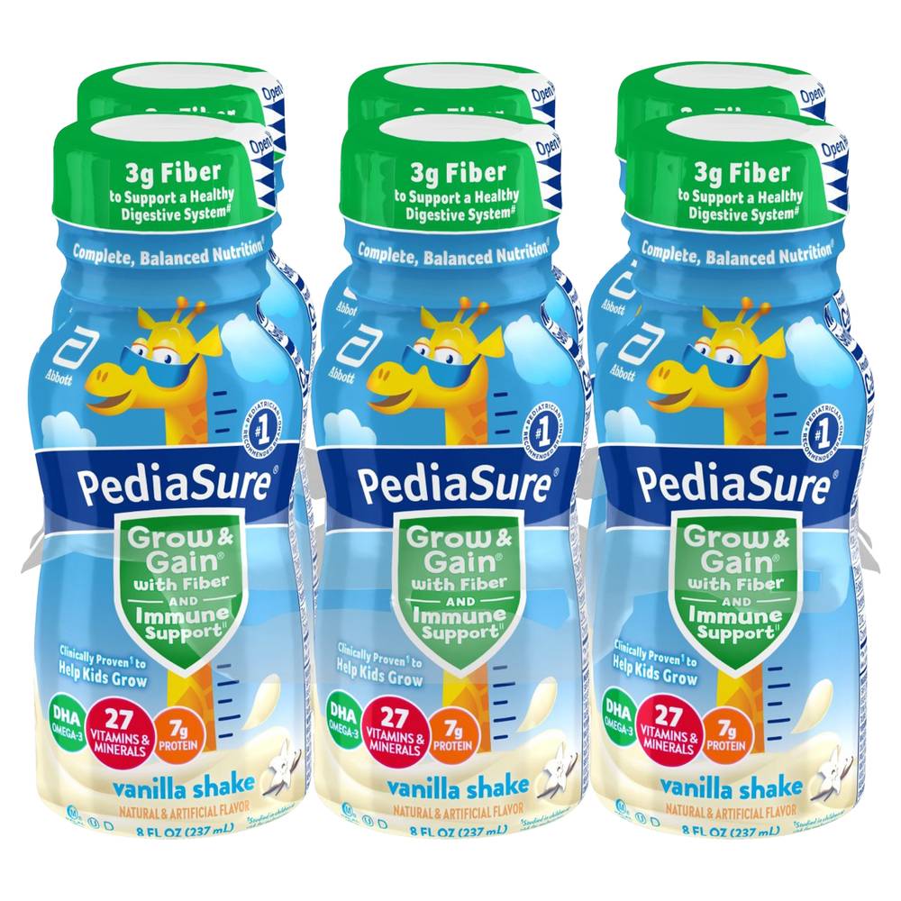 PediaSure Grow & Gain Vanilla Shake (6 ct)