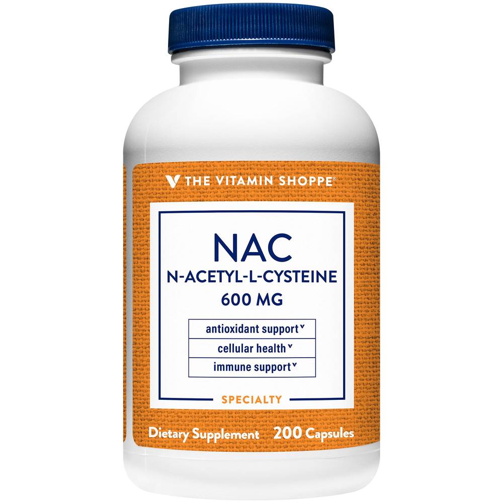The Vitamin Shoppe Nac N-Acetyl-L-Cysteine - Promotes Cellular Health