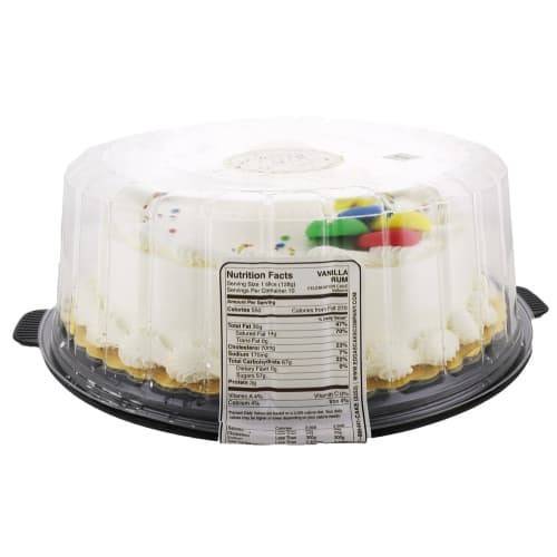 Eddas Vanilla Rum Cake (45 oz)