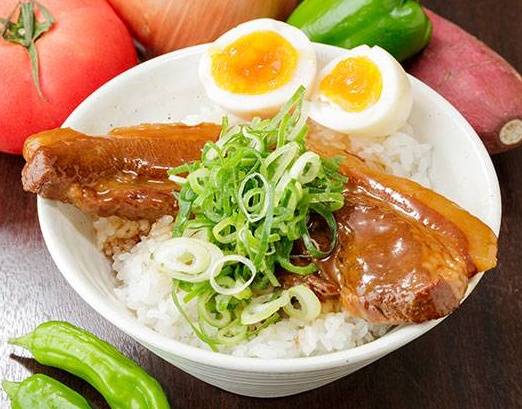 【ゆで卵】おふくろの角煮丼