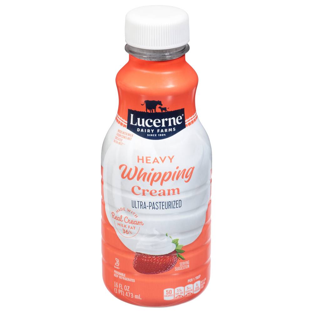 Lucerne Ultra Pasteurized Heavy Whipping Cream (16 fl oz)