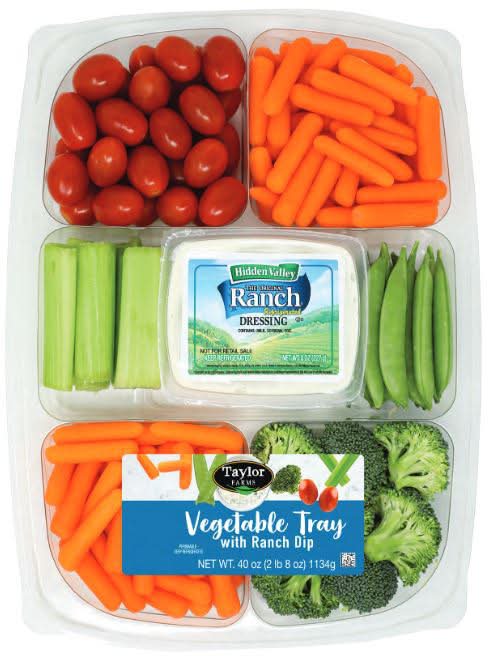 Taylor Farms Good Times Vegetable Tray With Ranch Dip (40 oz)