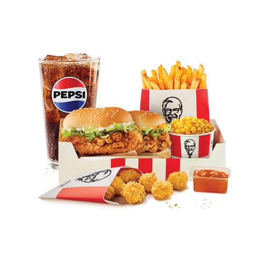 Double Sliders Box Meal