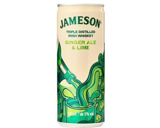 Jameson Ginger Ale &Lime 250ml Can