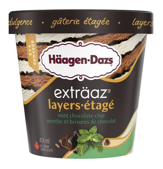 Haagen-Dazs Extraaz Layers chocolat à la menthe 414ml