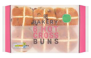 Co-op Happy Easter 6 Hot Cross Buns