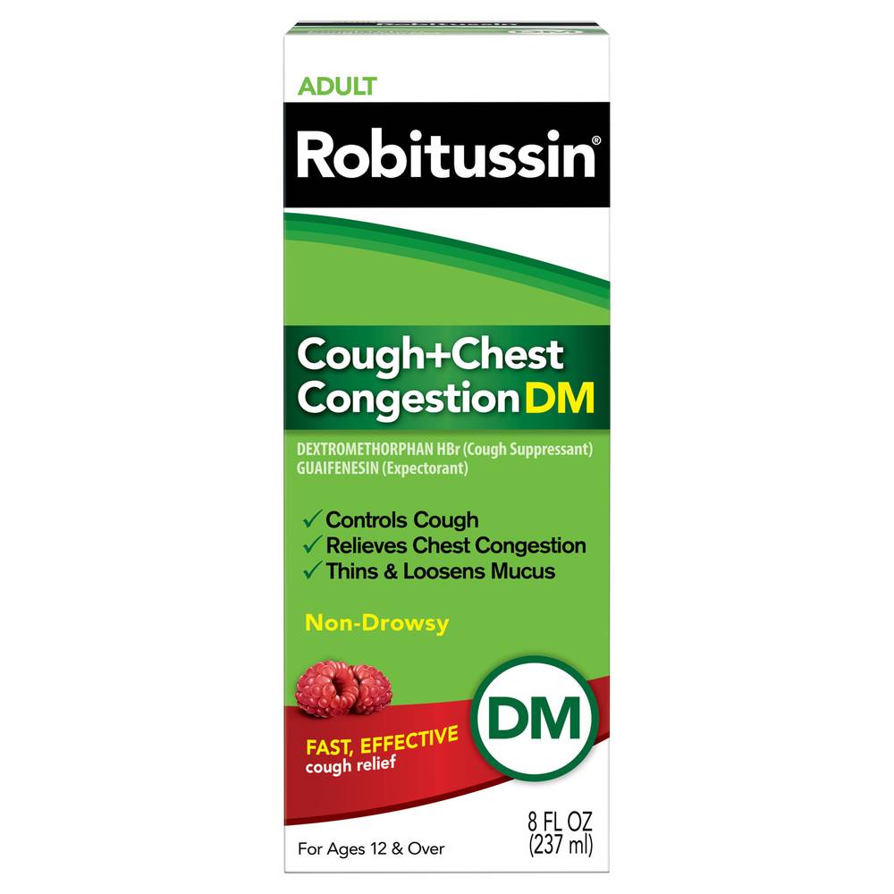 Robitussin Adult Cough + Chest Congestion Dm (8 fl oz)