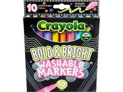 Crayola Bold and Bright Washable Markers (assorted)
