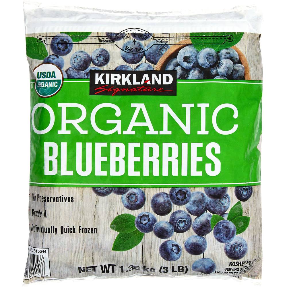 Kirkland Signature Organic Blueberries (3 lbs)
