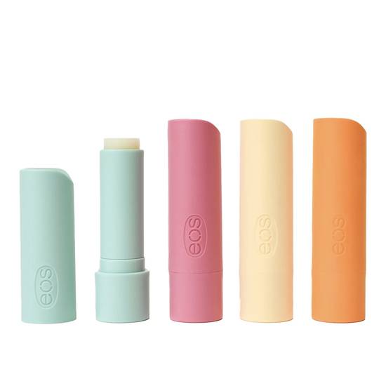 eos 100% Natural & Organic Lip Balm Variety Pack, 4 0.14 OZ Sticks