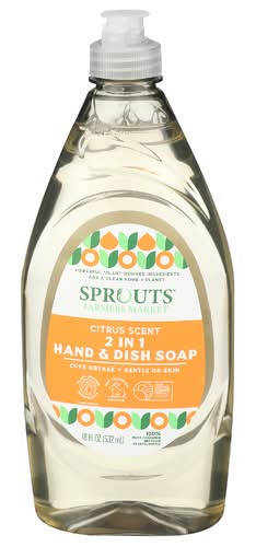 Sprouts Citrus 2-In-1 Hand And Dish Soap