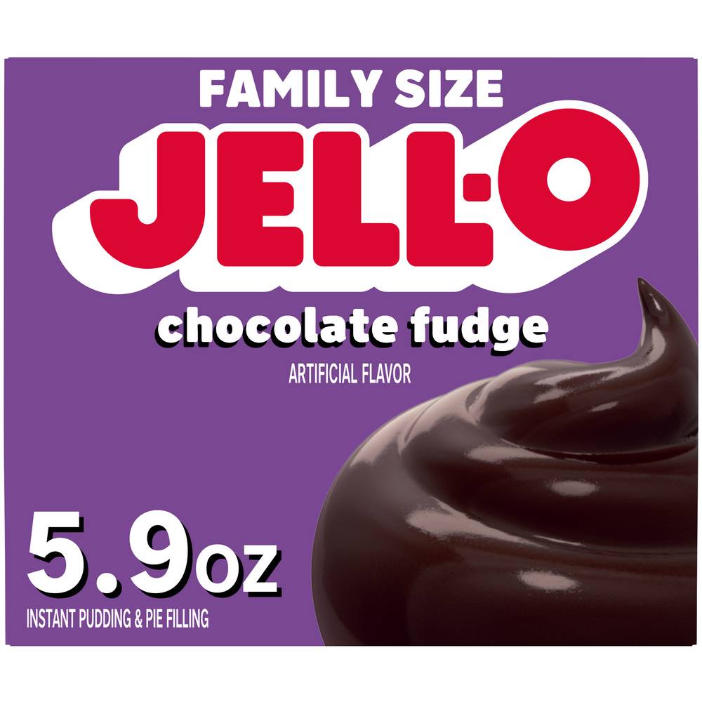 Jell-O Chocolate Fudge Instant Pudding & Pie Filling (5.9 oz)