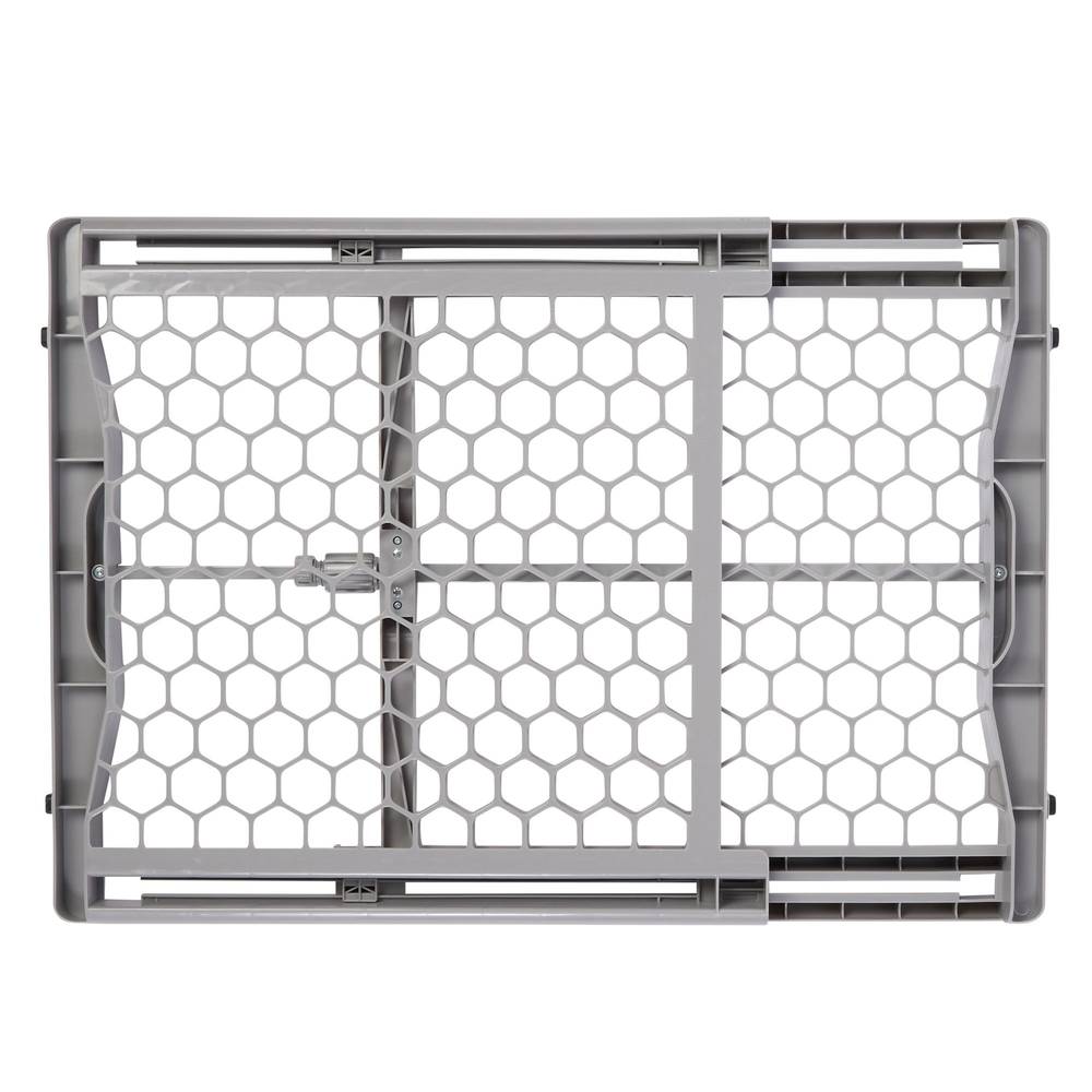 Top Paw Expandable Plastic Pet Gate, 42"x 23", Grey