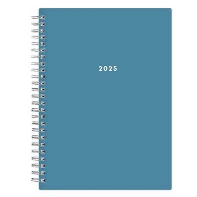 BlueSky 2025 Weekly/Monthly Planner with Notes 8.78"x6.73" Wirebound Oxford Blue: Adult Stationery, January-December