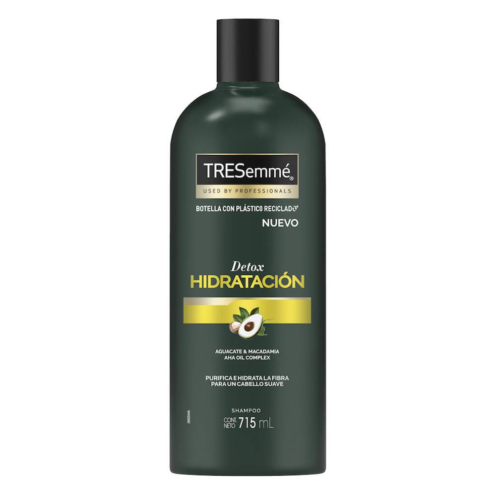 Tresemmé shampoo detox hidratación (botella 715 ml)