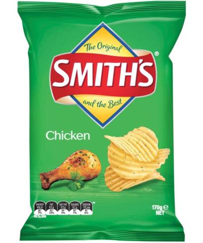 Smith's Crinkle Chicken Chips 170g