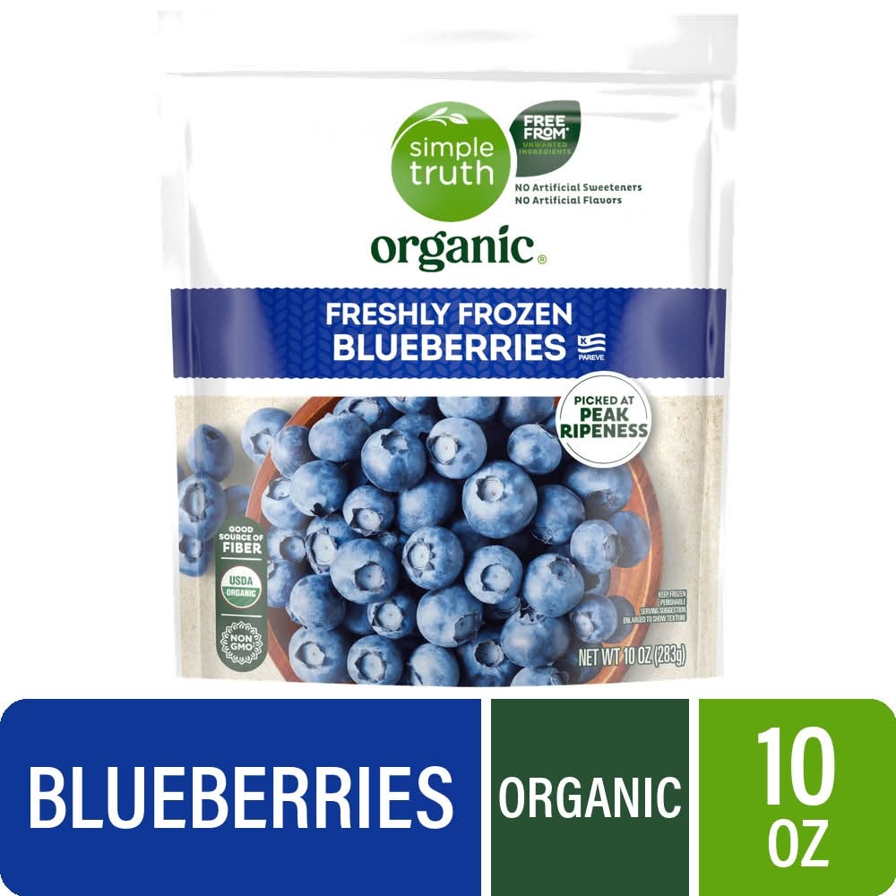 Simple Truth Organic Freshly Frozen Blueberries (10 oz)