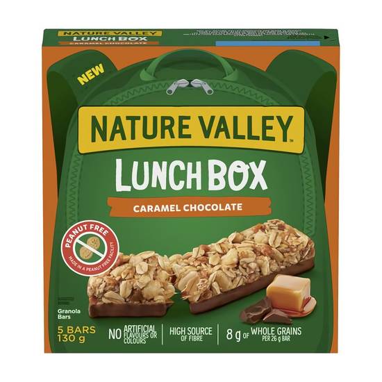 Nature Valley Lunchbox Caramel Chocolate Granola Bars (5 x 26 g)