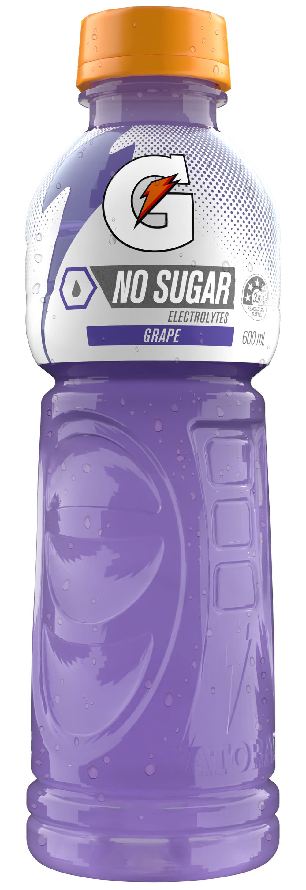 Gatorade No Sugar Electrolytes Drink, Grape (600L)