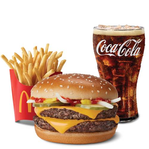 McCombo Mediano Double Quarter Pounder con Queso