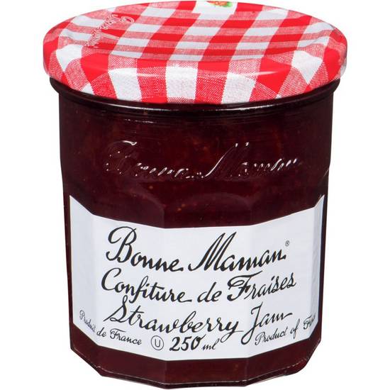 Bonne maman confiture de fraises (250 ml) - strawberry jam (250 ml)