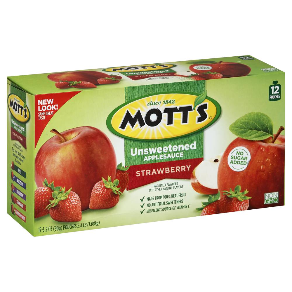 Mott's Strawberry Applesauce Delivery in Under an Hour Applesauce