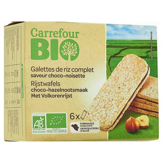 Carrefour Bio - Galette bio choco-noisettes (6 pièces)