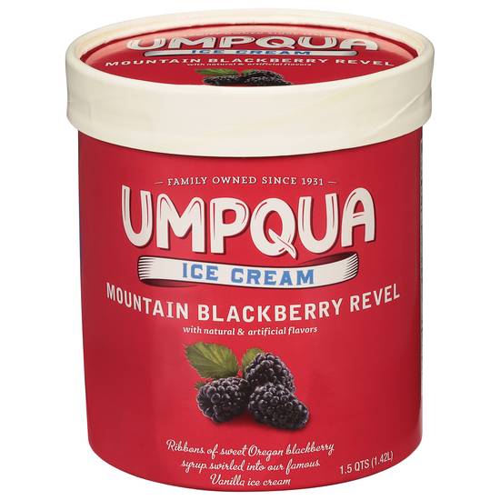 Umpqua Mountain Blackberry Revel Ice Cream