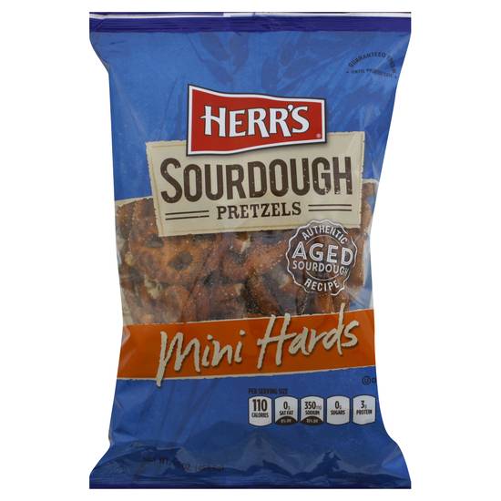 Herr's Sourdough Mini Hard Pretzels (16 oz)