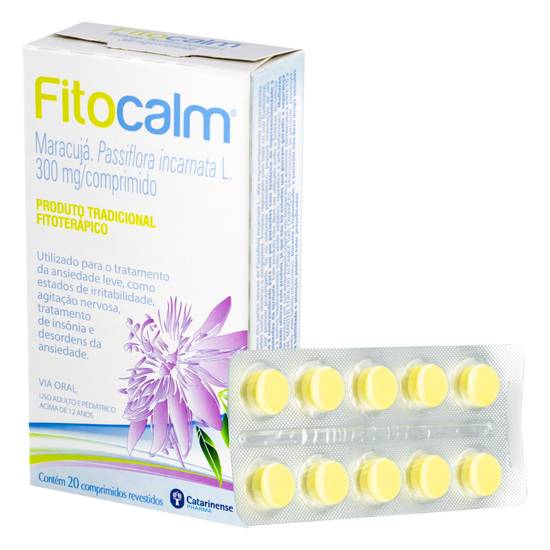 Catarinense fitocalm 300mg (20 comprimidos)