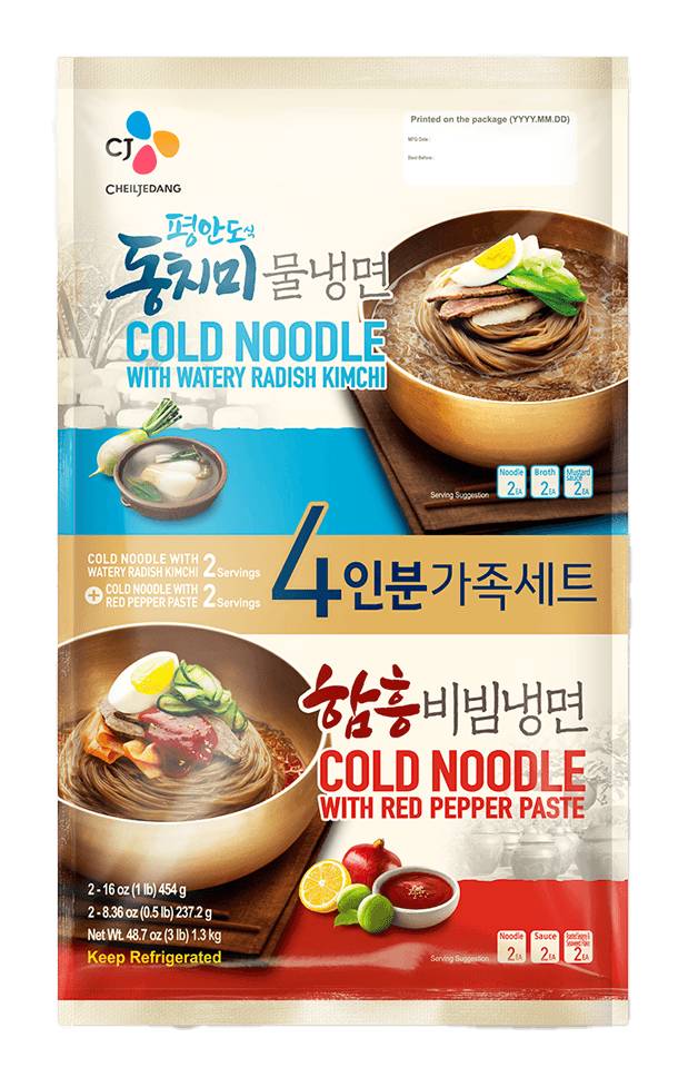 CJ cold noodle soup paste 4pk