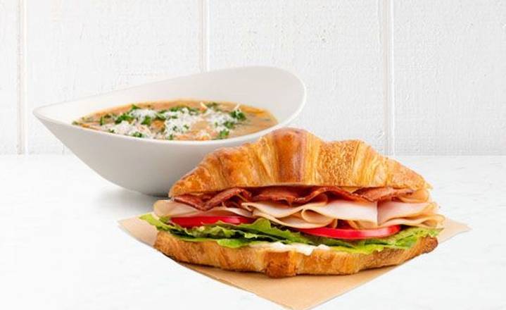 Croissant Sandwich & Soup Combo