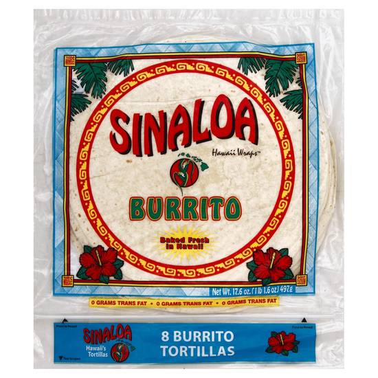 Sinaloa Hawaii's Burrito Tortillas (8 ct)